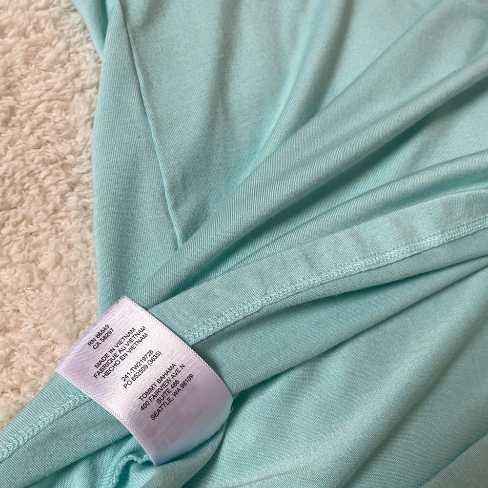 Tommy Bahama Size Large Kauai Jersey T-Shirt, Aquarius - Picture 7 of 7